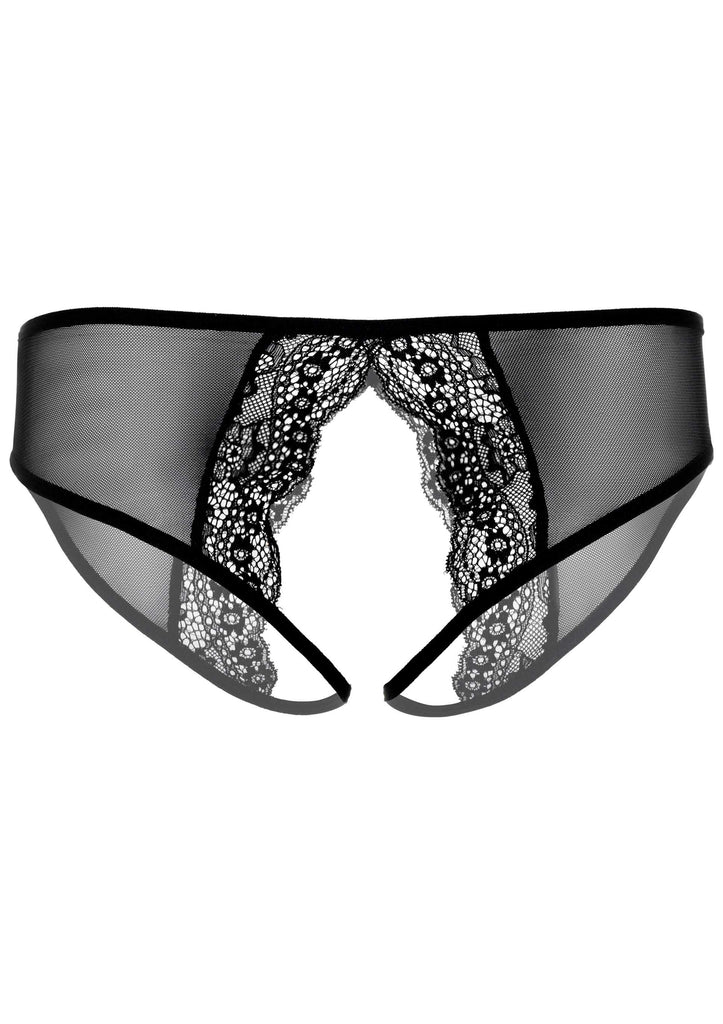 Daring angel naughty crotchless panty